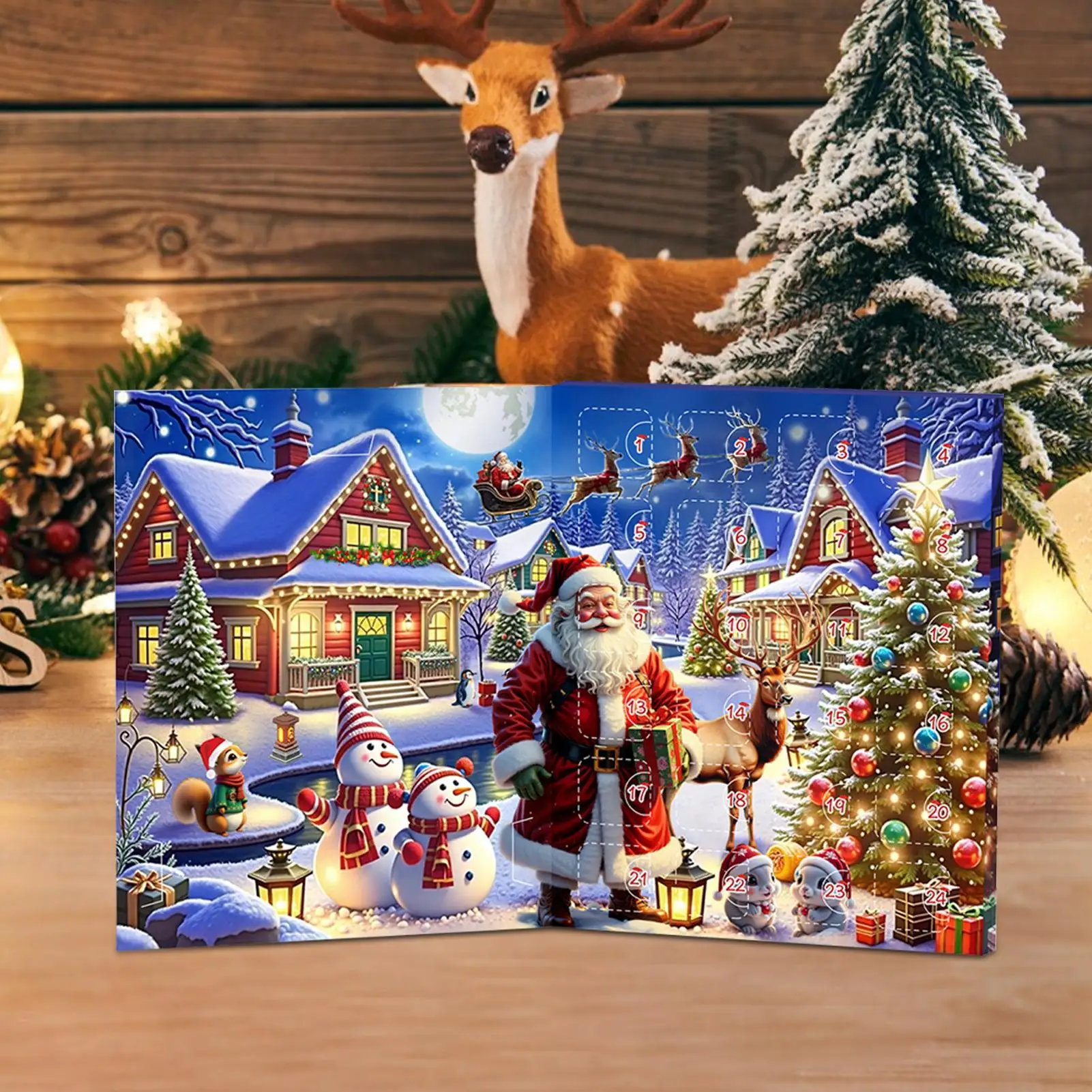 Kalendarz adwentowy z biżuterią na każdy dzień, charmsy, bransoletka, różne warianty