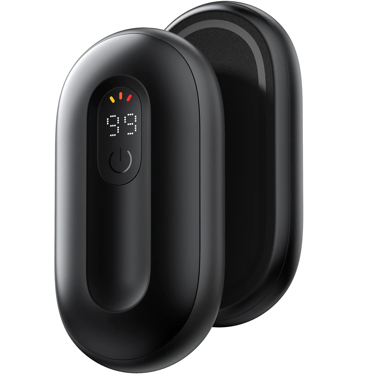 Ogrzewacze do rąk coldSky, ładowalne, 2 sztuki, magnetyczne elektryczne ogrzewacze do rąk z wyświetlaczem cyfrowym, przenośne ogrzewacze kieszonkowe