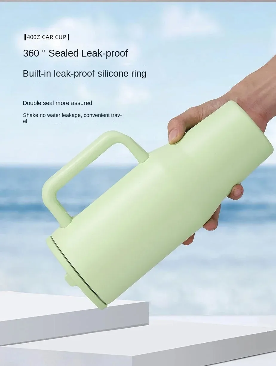 Kubek termiczny, duży - 1200 ml. Różne kolory, łatwe mycie, solidny