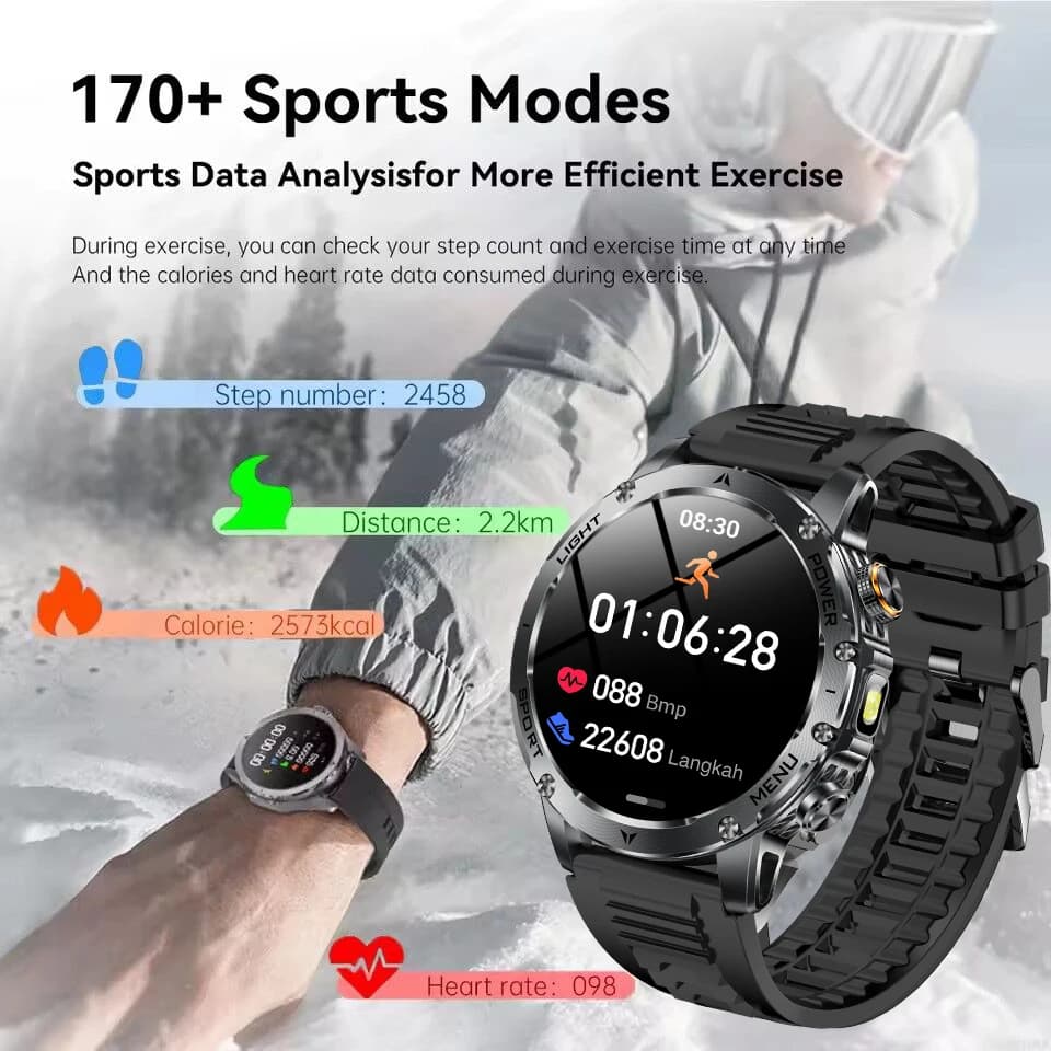 Wszystko mający, Twój nowy smartwatch z najlepszym ekranem AMOLED i ogromną (1000mah) baterią. 100 trybów sportowych, NFC i GPS.