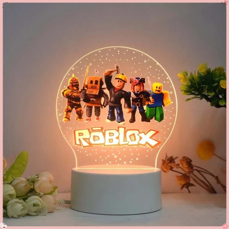 Świetna, Gamingowa lampka dekoracyjna w stylu Roblox. Niezbędny dodatek każdego młodego Gamera. Stylowy gadżet, dla dziecka, nastolatka, na prezent, HIT